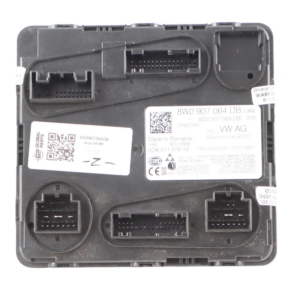 Body Control Module BCM Comfort Control Unit to Audi S4 B9 with Part number 8W0907064DB Audi S4 B9 Body Control Module BCM Comfort Control Unit - SKU 8W0907064DB - Part number 8W0907064DB