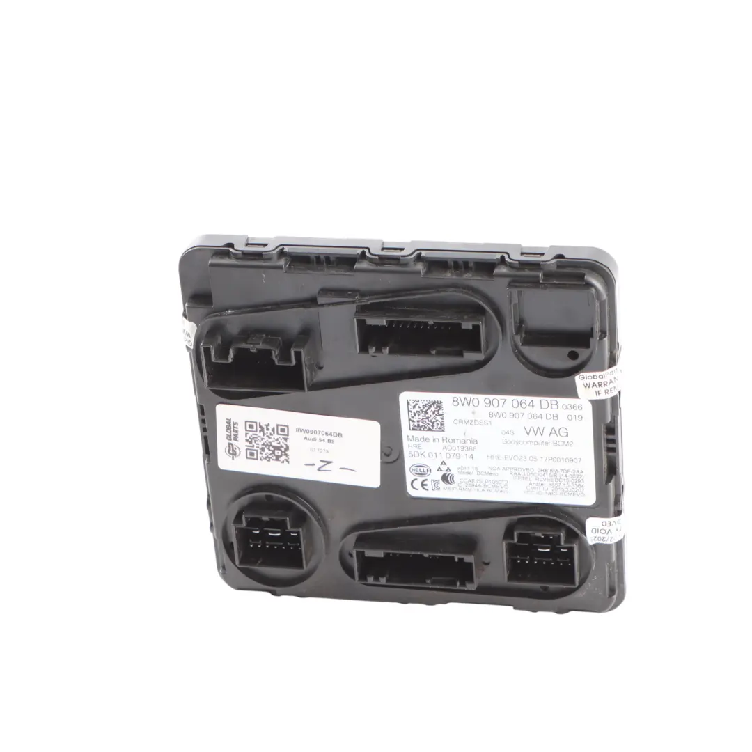 Body Control Module BCM Comfort Control Unit to Audi S4 B9 with Part number 8W0907064DB Audi S4 B9 Body Control Module BCM Comfort Control Unit - SKU 8W0907064DB - Part number 8W0907064DB