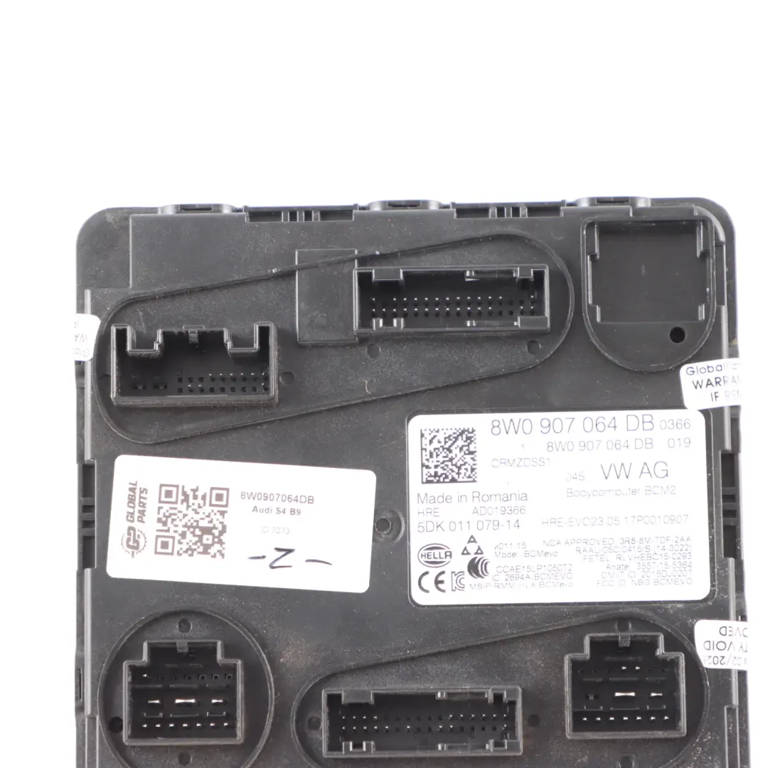 Audi S4 B9 Body Control Module BCM Comfort Control Unit - SKU 8W0907064DB - Part number 8W0907064DB