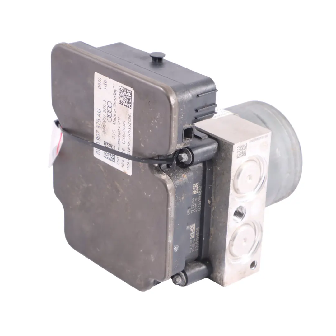 Bomba Freno Módulo ABS Control Hidráulico Unidad Frenado para Audi A4 B9 con número de pieza 8W0907379AG Audi A4 B9 Bomba Freno Módulo ABS Control Hidráulico Unidad Frenado - SKU 8W0907379AG - Número de pieza 8W0907379AG