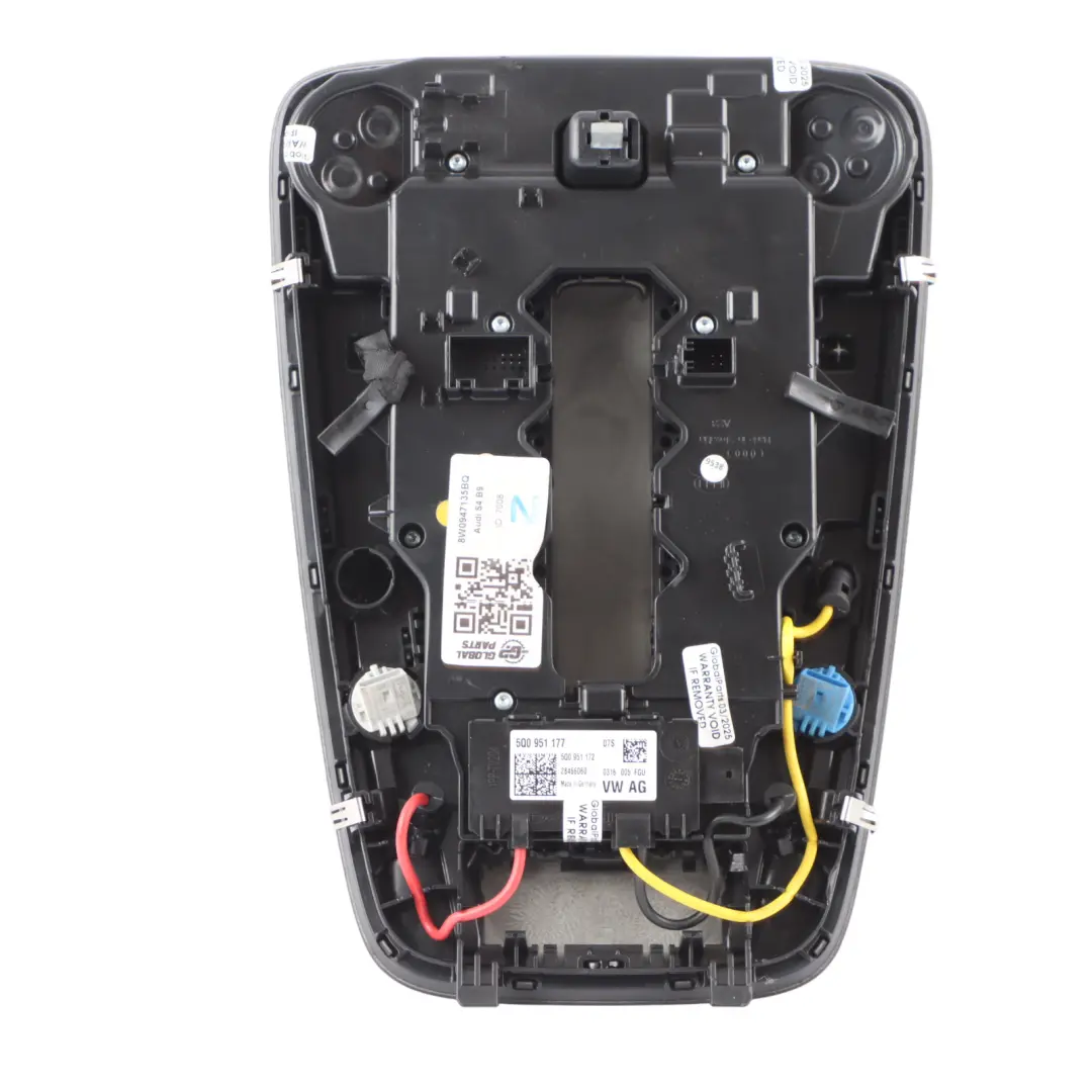 Interieur Dachleuchte Panel Schwarz Hinten Leselampe für Audi S4 B9 mit Teilenummer 8W0947135BQ Audi S4 B9 Interieur Dachleuchte Panel Schwarz Hinten Leselampe - SKU 8W0947135BQ - Teilenummer 8W0947135BQ