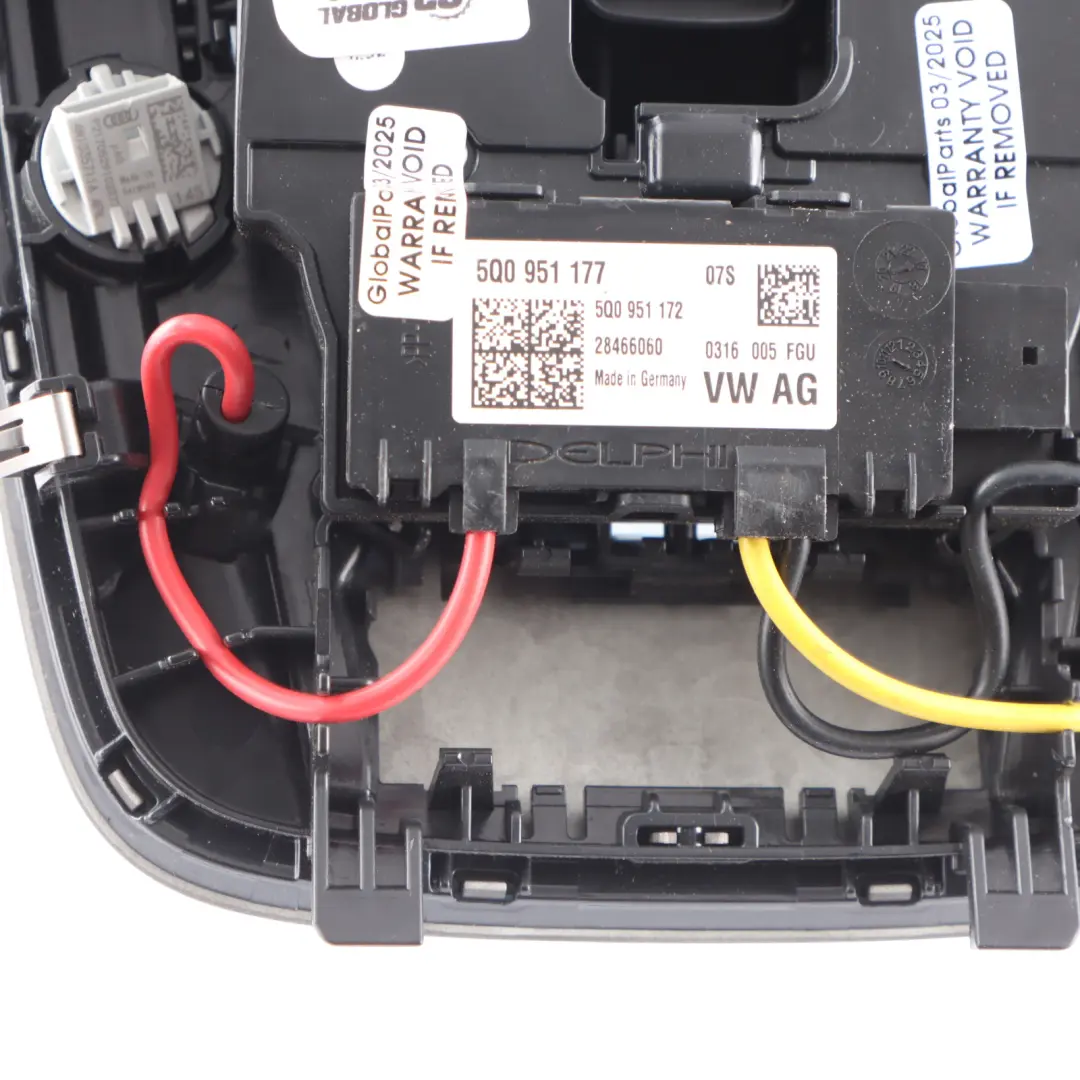 Audi S4 B9 Interruptor Luz Interior Lámpara Techo Gris - SKU 8W0947135CN - Número de pieza 8W0947135CN