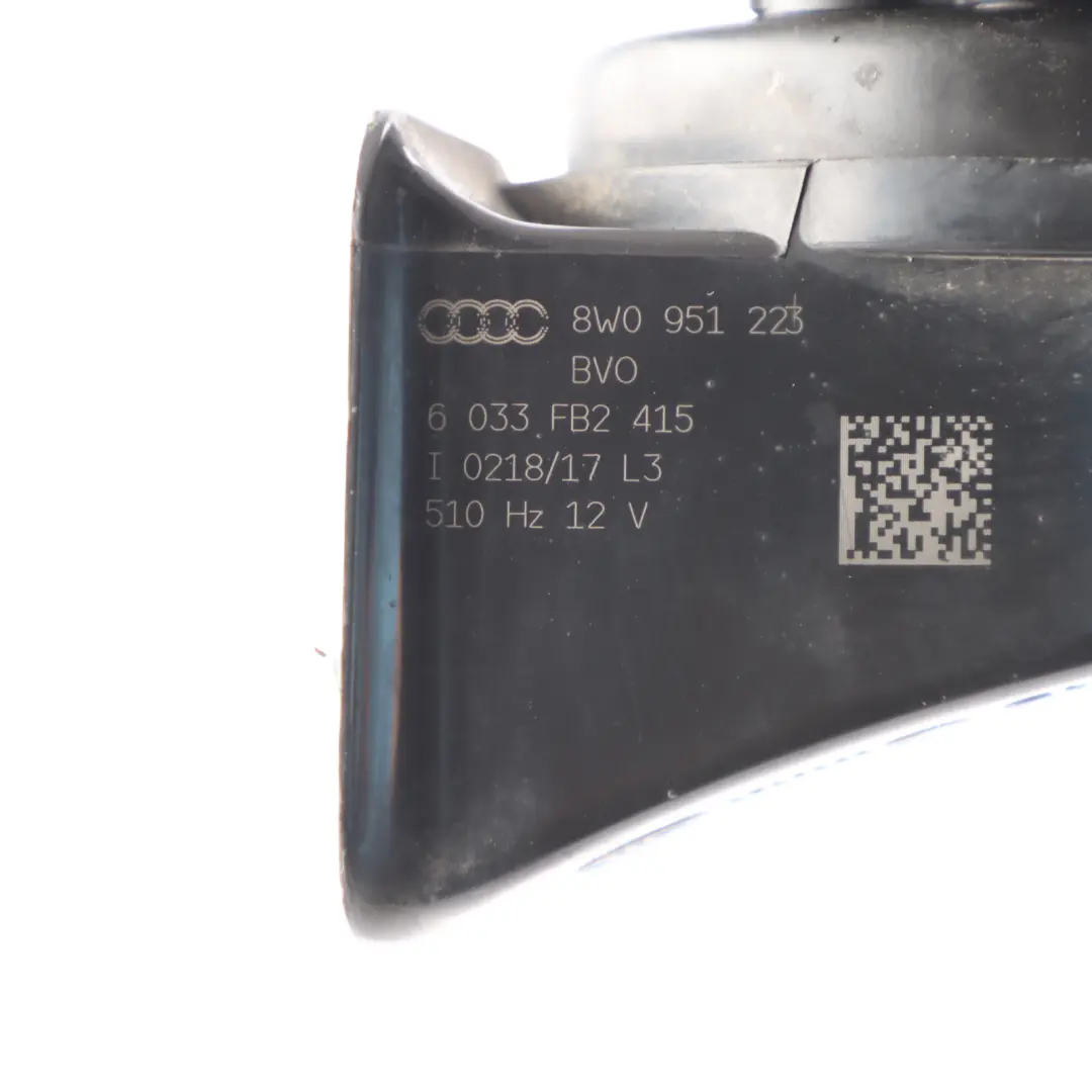 Klaxon Alarme Audi A4 B9 A5 F5 Tonalité Aiguë pour à propos du numéro de pièce 8W0951223 Klaxon Alarme Audi A4 B9 A5 F5 Tonalité Aiguë - SKU 8W0951223 - Numéro de pièce 8W0951223