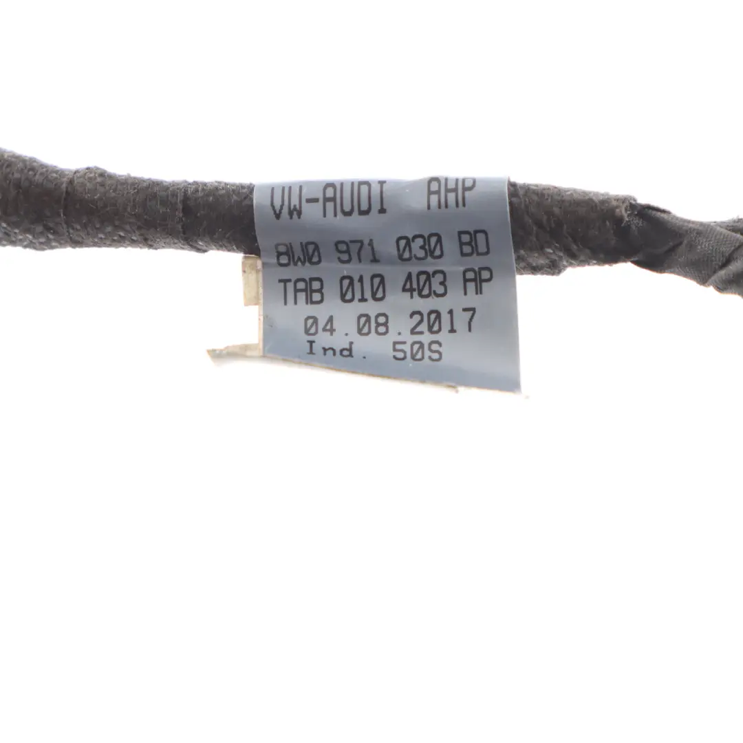 Audi A4 S4 B9 Front Door Wiring Harness Loom Cable Left N/S - SKU 8W0971030 - Part number 8W0971030