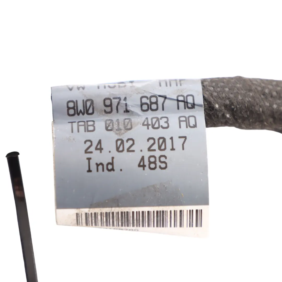 Audi A4 B9 Wiązka Przewodów Kabel Drzwi Tył Tylny Lewy Prawy - SKU 8W0971687AQ - Numer Części 8W0971687AQ