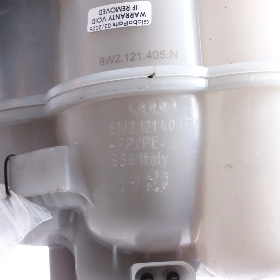 Radiator Expansion Coolant Tank Overflow Bottle 8W2121405N to Audi A4 S4 B9 with Part number 8W2121403E Audi A4 S4 B9 Radiator Expansion Coolant Tank Overflow Bottle 8W2121405N - SKU RHD-8W2121405N - Part number 8W2121403E
