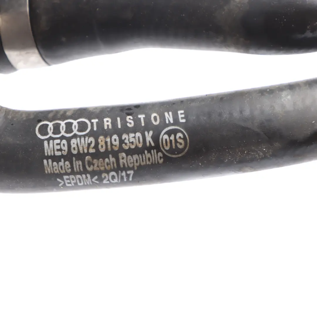 Audi A4 S4 B9 Engine Water Coolant Hose Pipe Line - SKU RHD-8W2819350K - Part number 8W2819350K