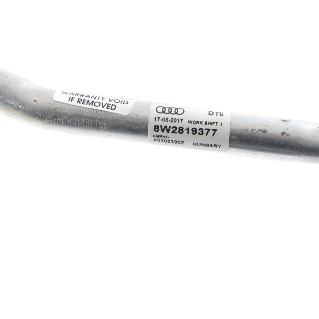 Audi A4 S4 B9 Engine Cooling Water Coolant Hose Pipe Line - SKU 8W2819377 - Part number 8W2819377
