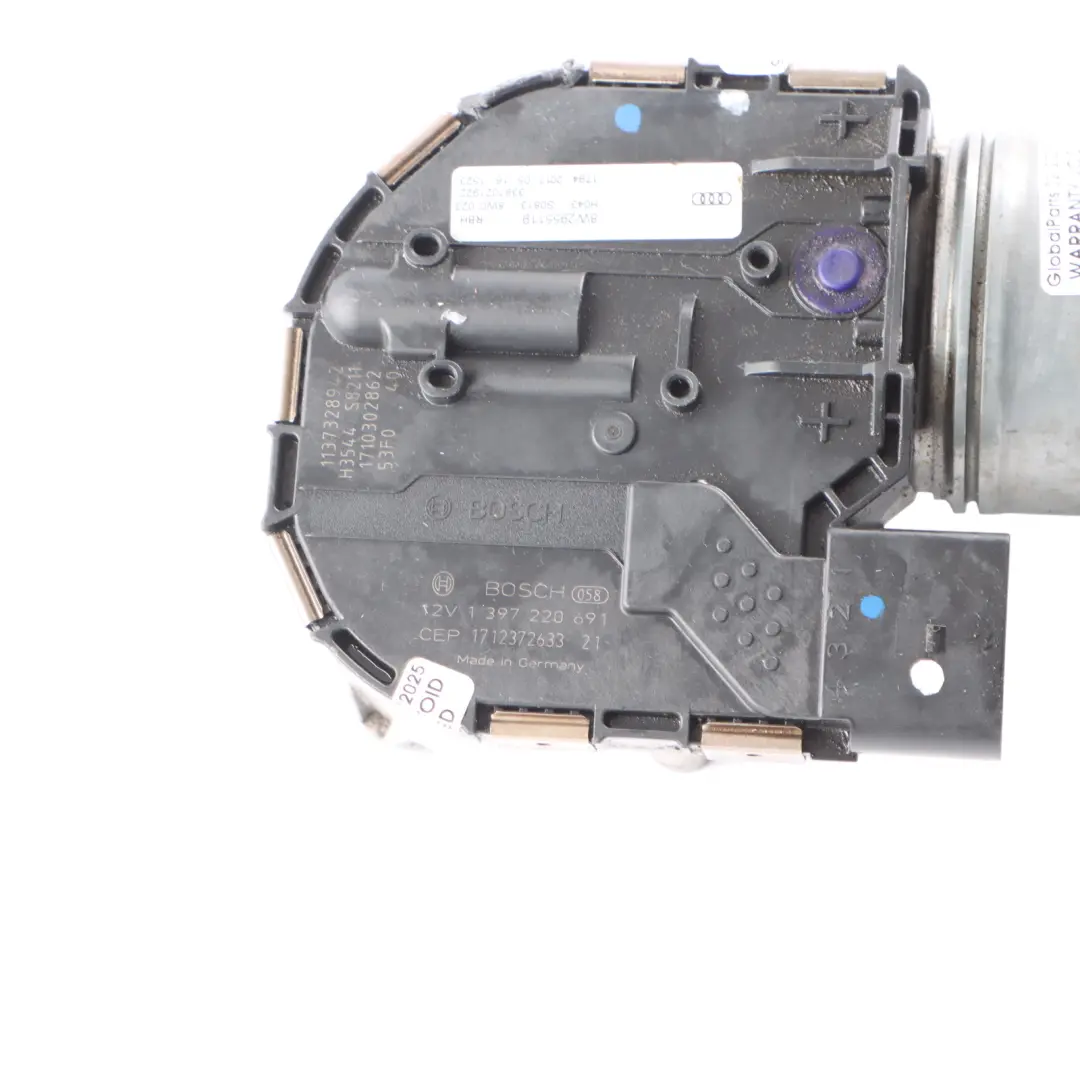 Moteur D'Essuie-Glace Avant pour Audi A4 S4 B9 à propos du numéro de pièce 8W2955119 Audi A4 S4 B9 Moteur D'Essuie-Glace Avant - SKU 8W2955119 - Numéro de pièce 8W2955119