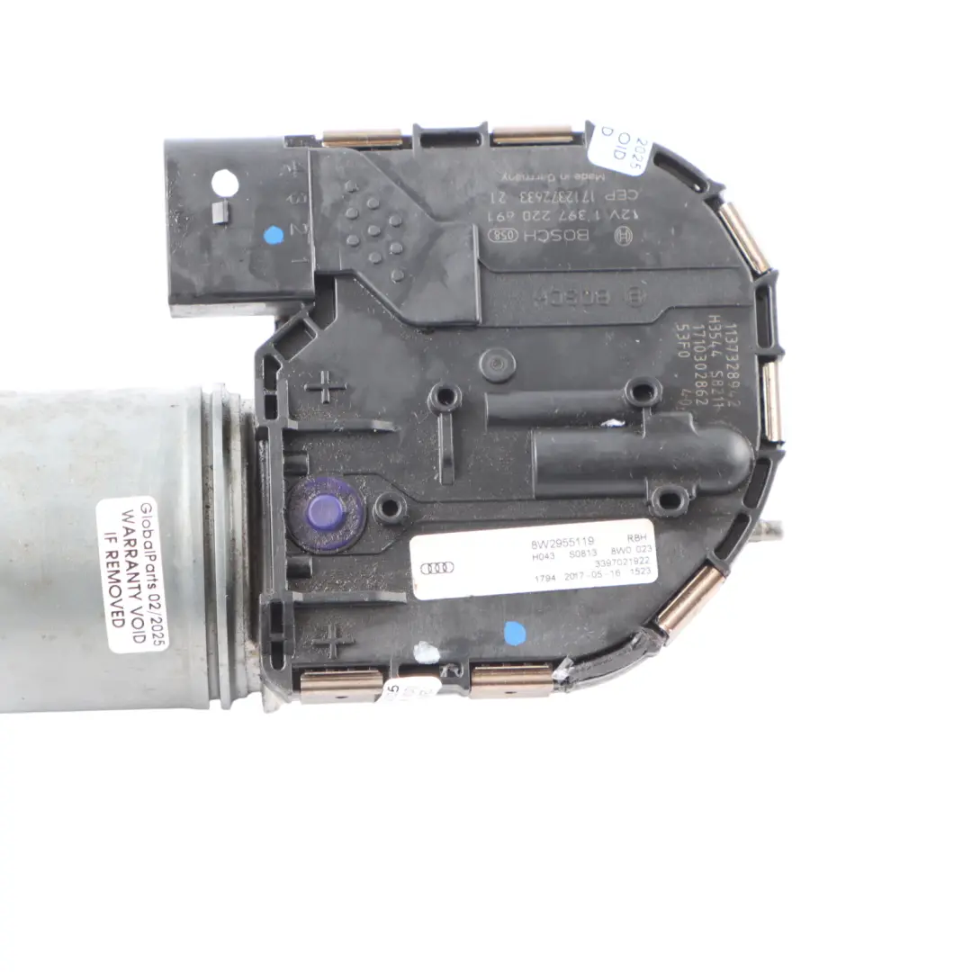 Audi A4 S4 B9 Scheiben Wischer Gestänge Front Scheibe Wischer Motor - SKU 8W2955119 - Teilenummer 8W2955119