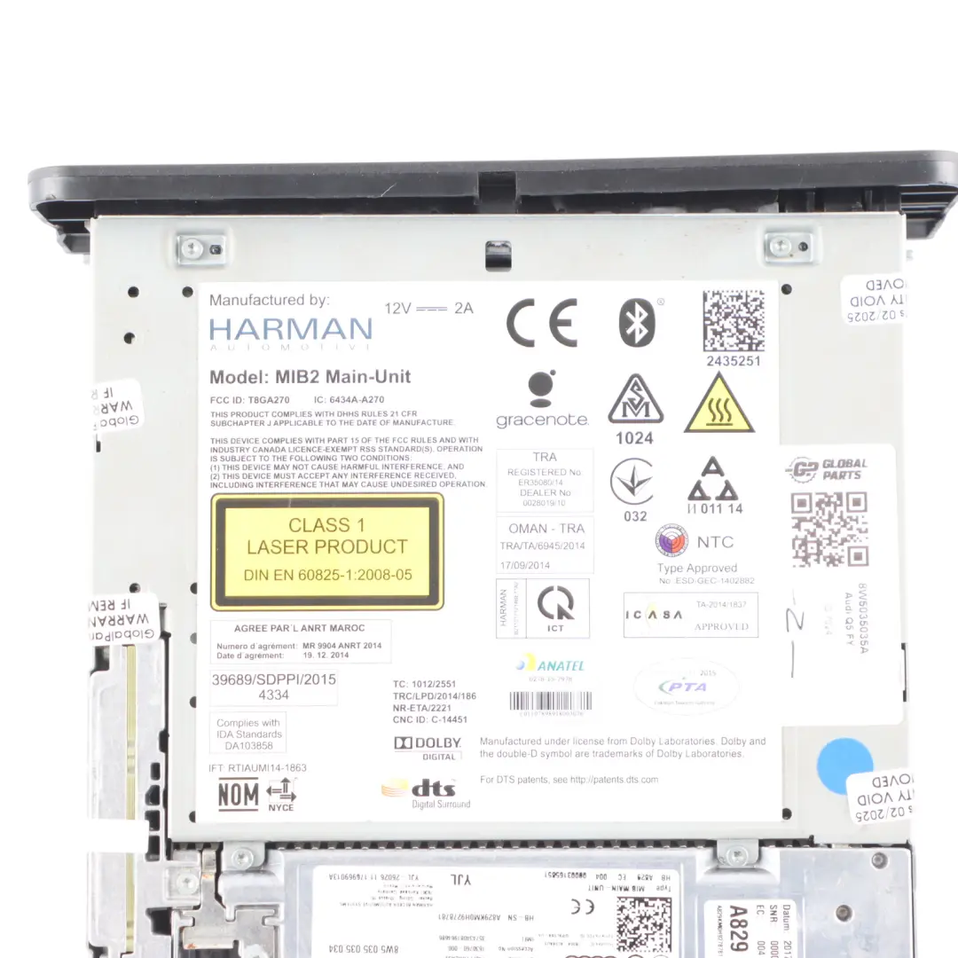 MMI Multimedia Audi A4 B9 A5 F5 Q5 FY Navigation Control Head Unit to with Part number 8W5035035A MMI Multimedia Audi A4 B9 A5 F5 Q5 FY Navigation Control Head Unit - SKU 8W5035035A - Part number 8W5035035A