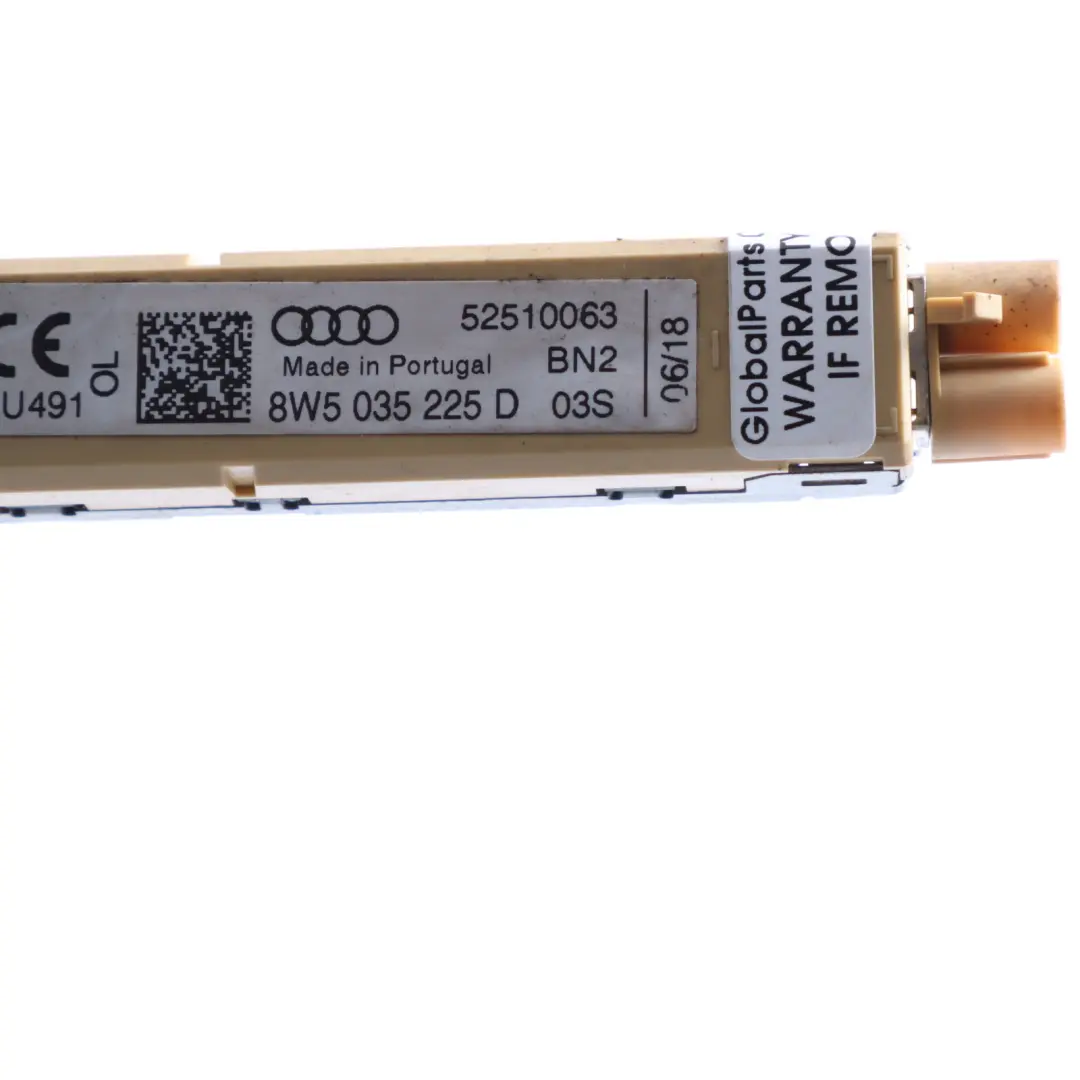 Antena Amplificador Módulo Unidad De Control para Audi A4 S4 B9 con número de pieza 8W5035225D Audi A4 S4 B9 Antena Amplificador Módulo Unidad De Control - SKU 8W5035225D - Número de pieza 8W5035225D