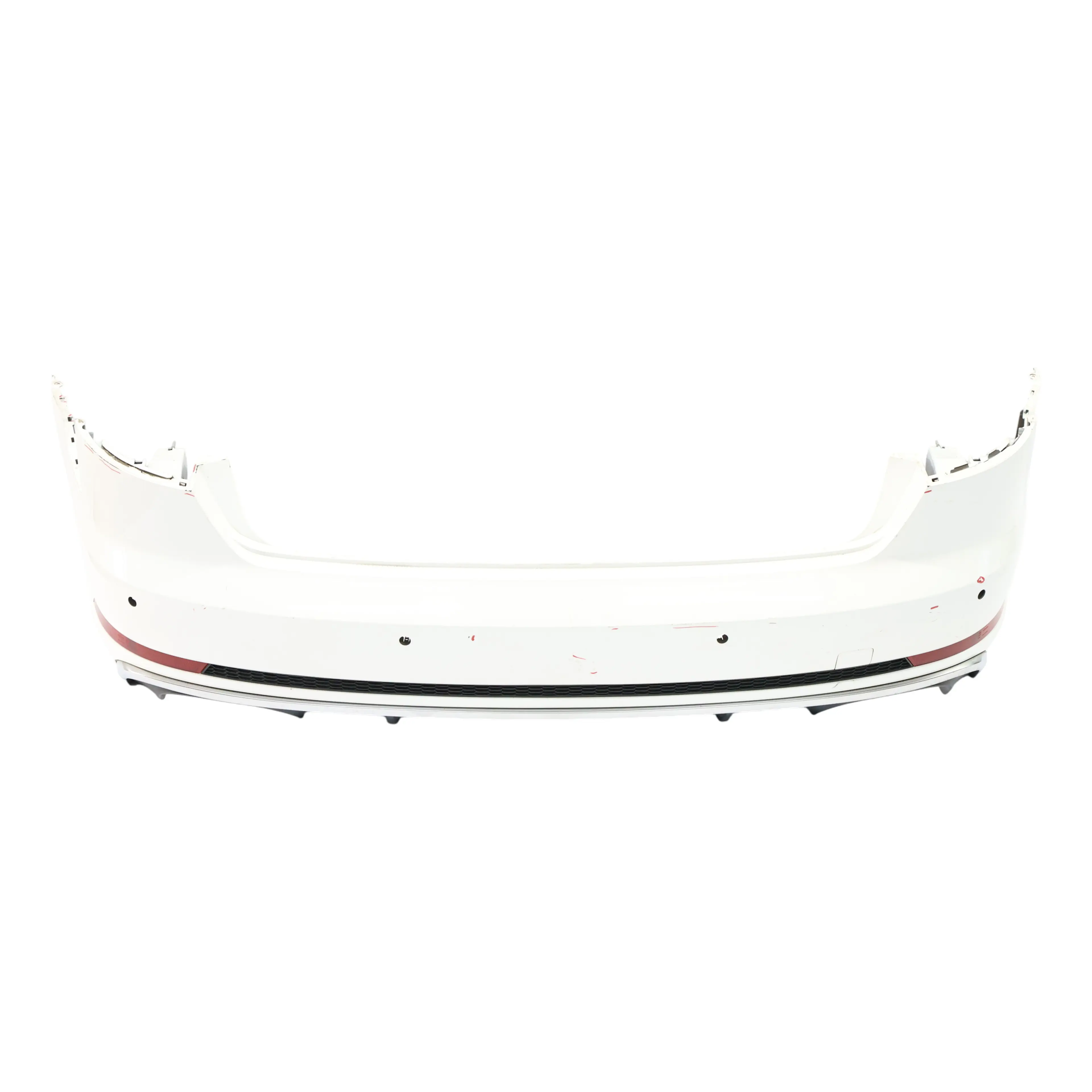 Audi S4 B9 Rear Bumper Trim Panel Covering Ibis White - Y9C