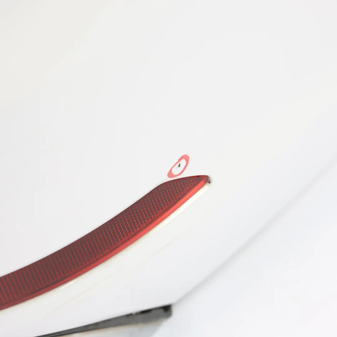 Bumper Trim Panel Covering Ibis White - Y9C to Audi S4 B9 Rear with Part number 8W5807067D Audi S4 B9 Rear Bumper Trim Panel Covering Ibis White - Y9C - SKU 8W5807067D-IWH - Part number 8W5807067D