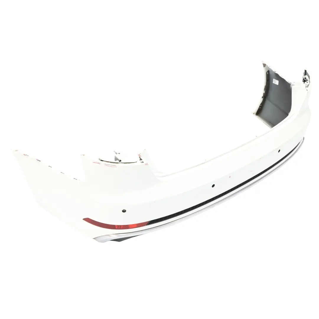 Audi S4 B9 Rear Bumper Trim Panel Covering Ibis White - Y9C - SKU 8W5807067D-IWH - Part number 8W5807067D