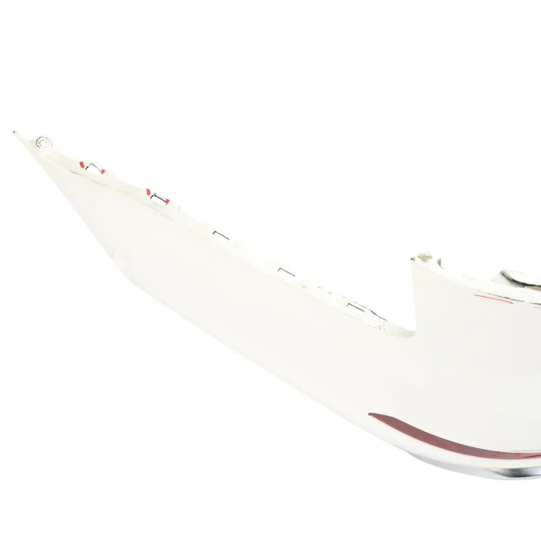 Audi S4 B9 Rear Bumper Trim Panel Covering Ibis White - Y9C - SKU 8W5807067D-IWH - Part number 8W5807067D