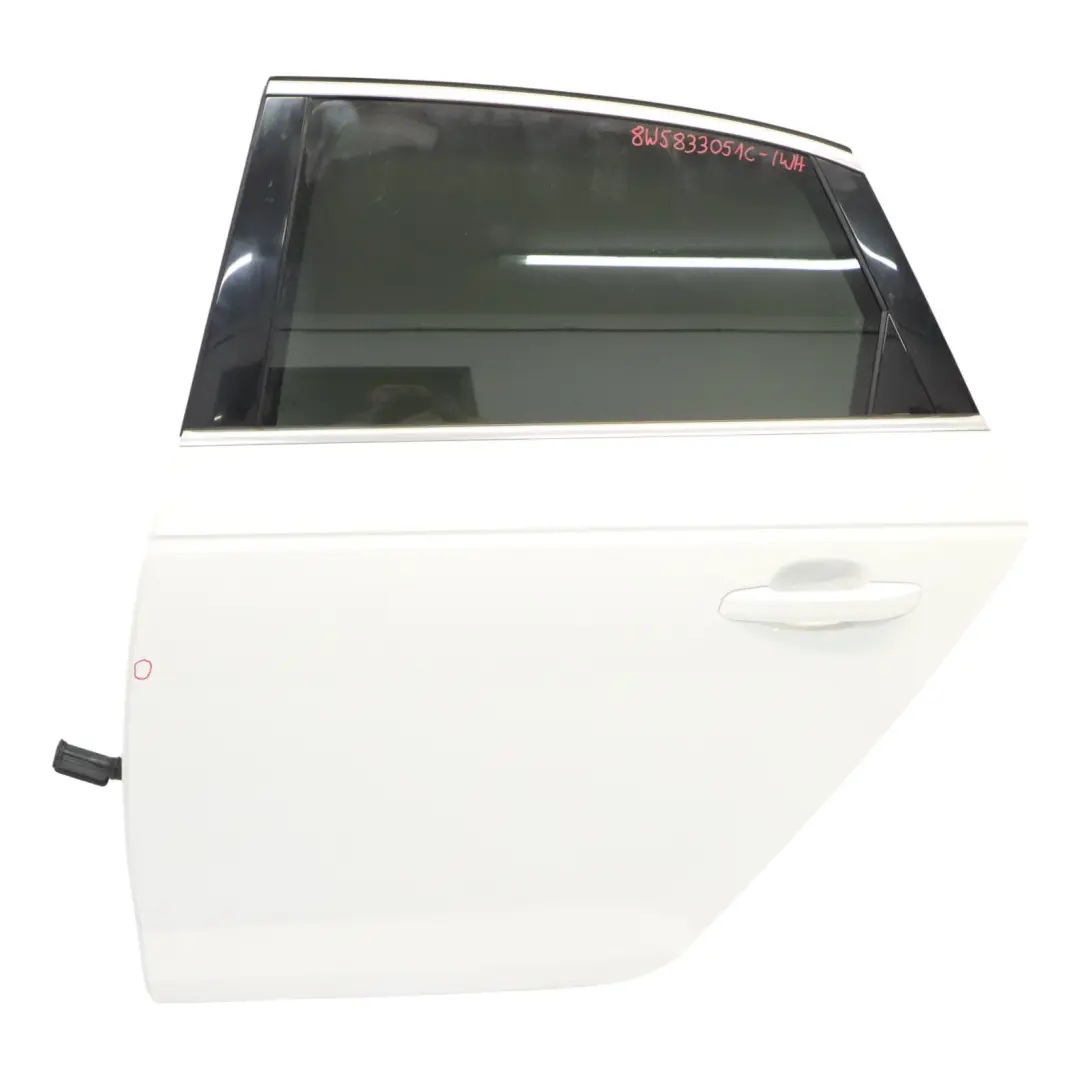 Audi A4 B9 Saloon Porta Posteriore Sinistra Bianco Ibis White - Y9C - SKU 8W5833051C-IWH - Numero di parte 8W5833051C