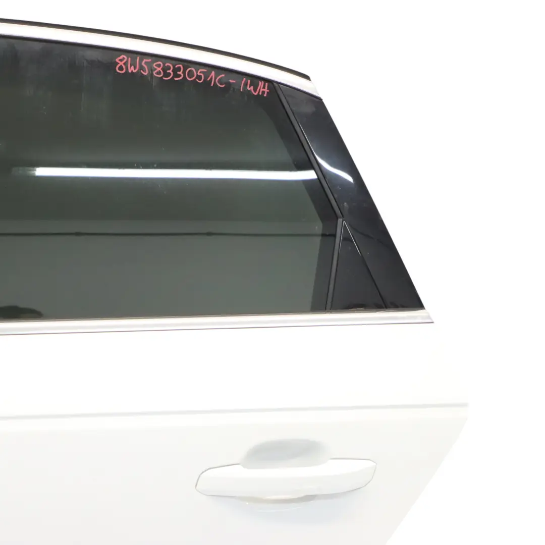 Audi A4 B9 Saloon Porta Posteriore Sinistra Bianco Ibis White - Y9C - SKU 8W5833051C-IWH - Numero di parte 8W5833051C