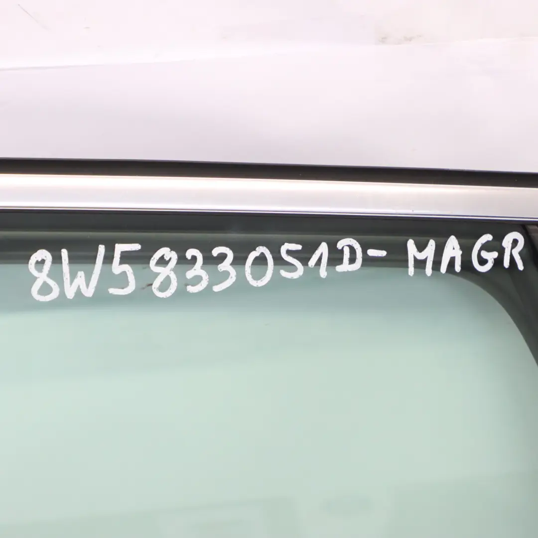 Audi A4 B9 Avant Rear Door Left N/S Manhattan Grey Metallic - X7L - SKU 8W5833051D-MAGR - Part number 8W5833051D