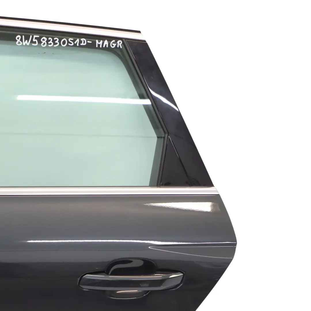 Audi A4 B9 Avant Rear Door Left N/S Manhattan Grey Metallic - X7L - SKU 8W5833051D-MAGR - Part number 8W5833051D
