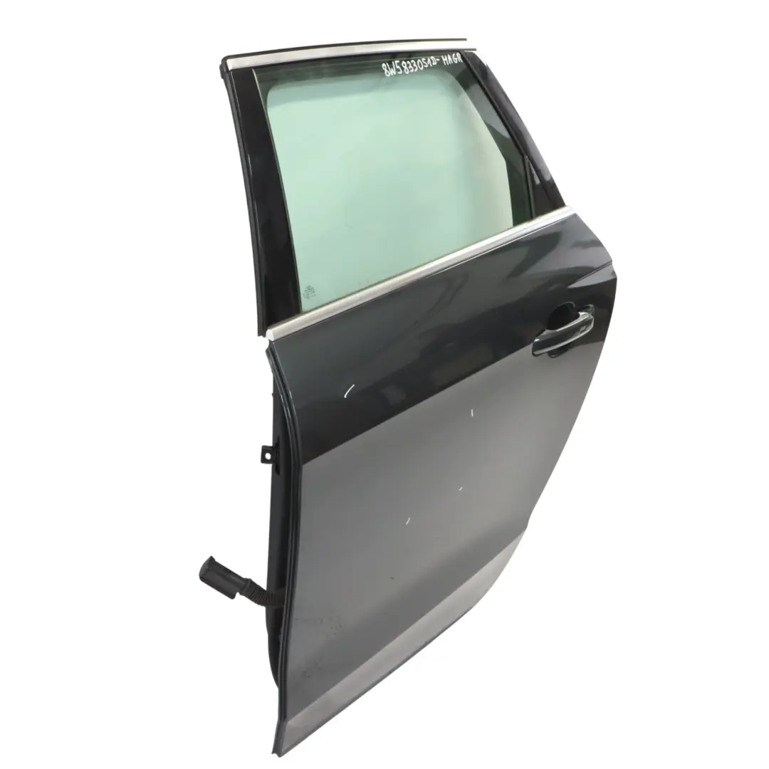 Audi A4 B9 Avant Rear Door Left N/S Manhattan Grey Metallic - X7L - SKU 8W5833051D-MAGR - Part number 8W5833051D