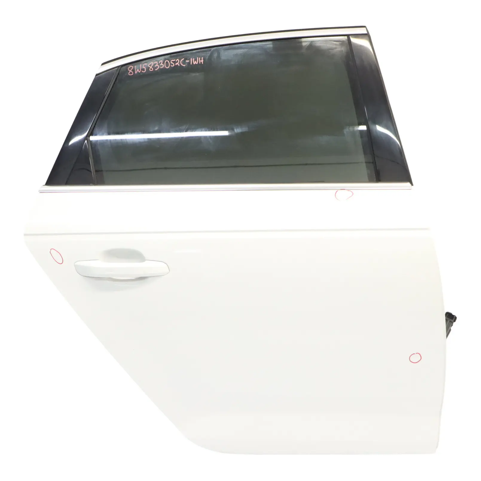 Audi A4 S4 B9 Saloon Rear Door Right O/S Ibis White - Y9C
