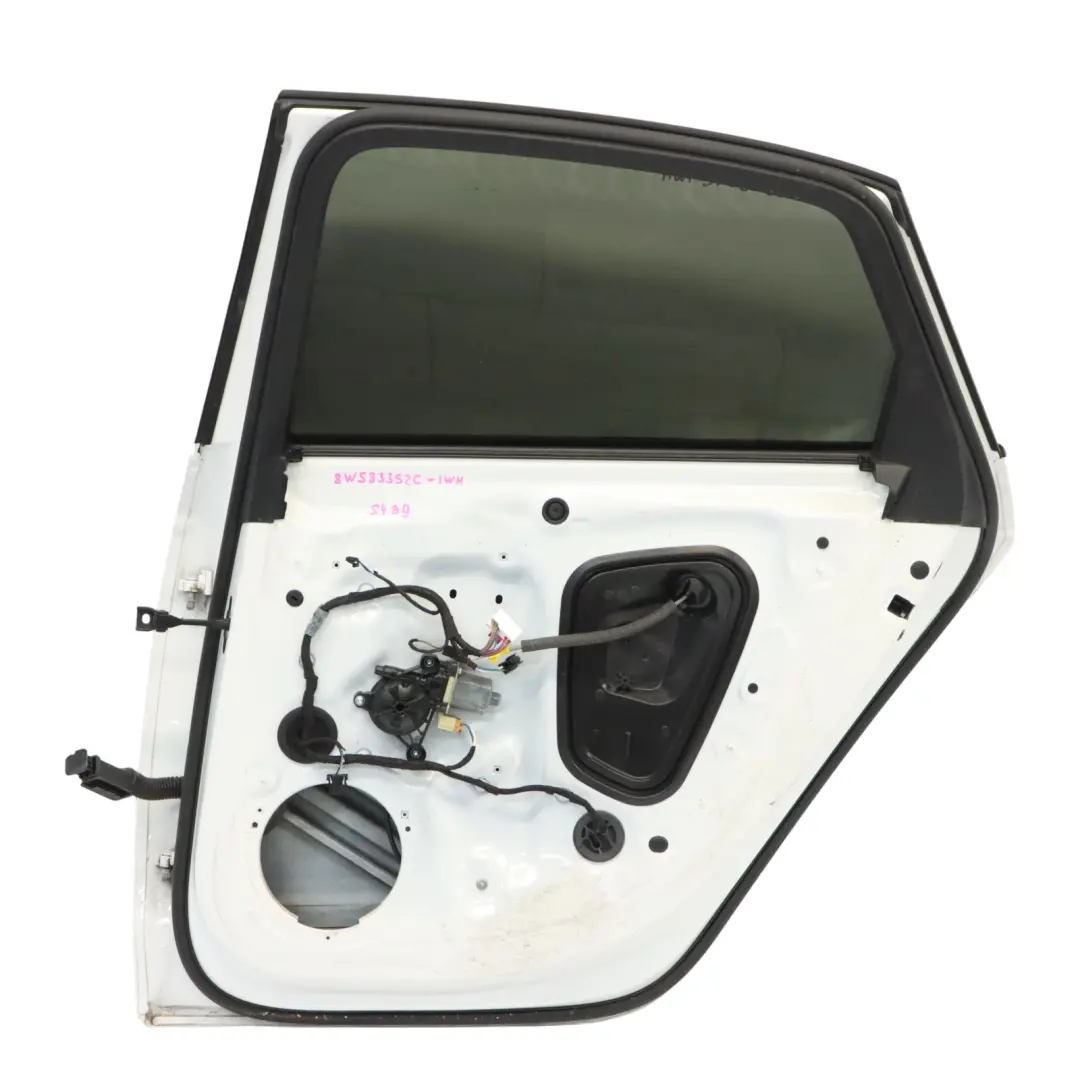 Audi A4 B9 Saloon Porta Posteriore Destra Ibis White Bianco - Y9C - SKU 8W5833052C-IWH - Numero di parte 8W5833052C