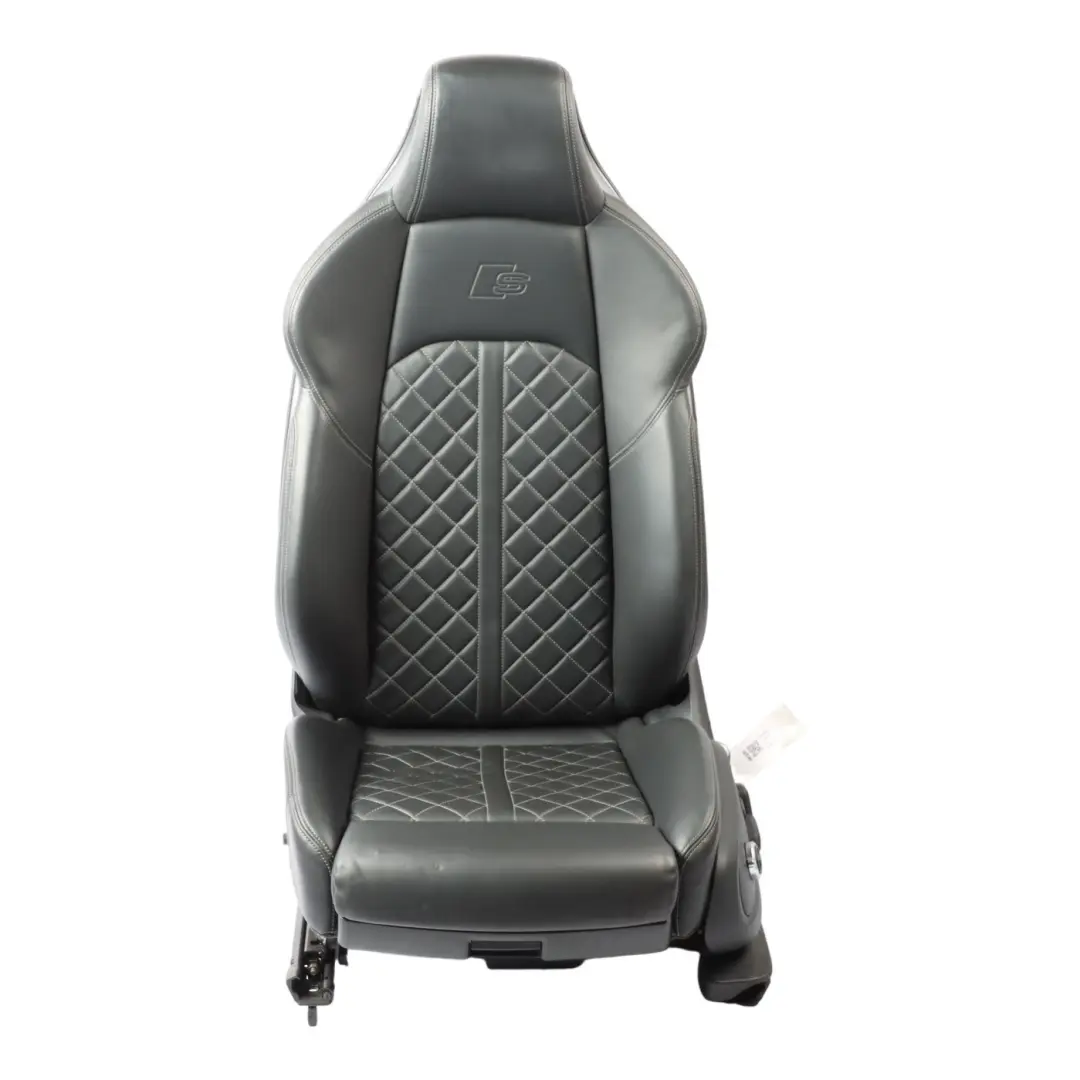 Audi A4 S4 B9 Sport Seat Front Left N/S Interior Massage Leather Soul Black - SKU 8W6881805BJ-2 - Part number 8W6881805BJ