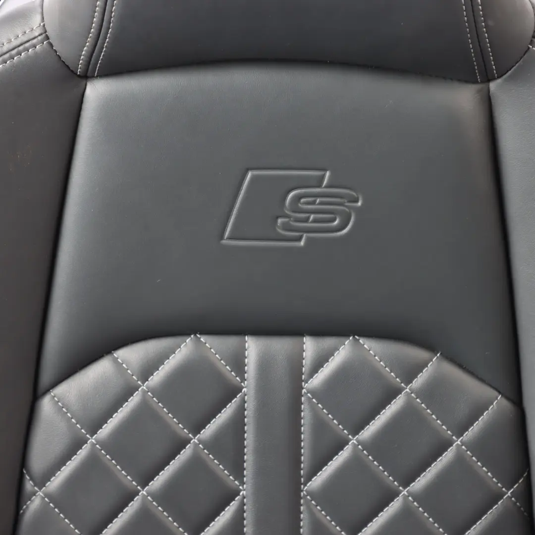 Front Left N/S Interior Massage Leather Soul Black to Audi A4 S4 B9 Sport Seat with Part number 8W6881805BJ Audi A4 S4 B9 Sport Seat Front Left N/S Interior Massage Leather Soul Black - SKU 8W6881805BJ-2 - Part number 8W6881805BJ