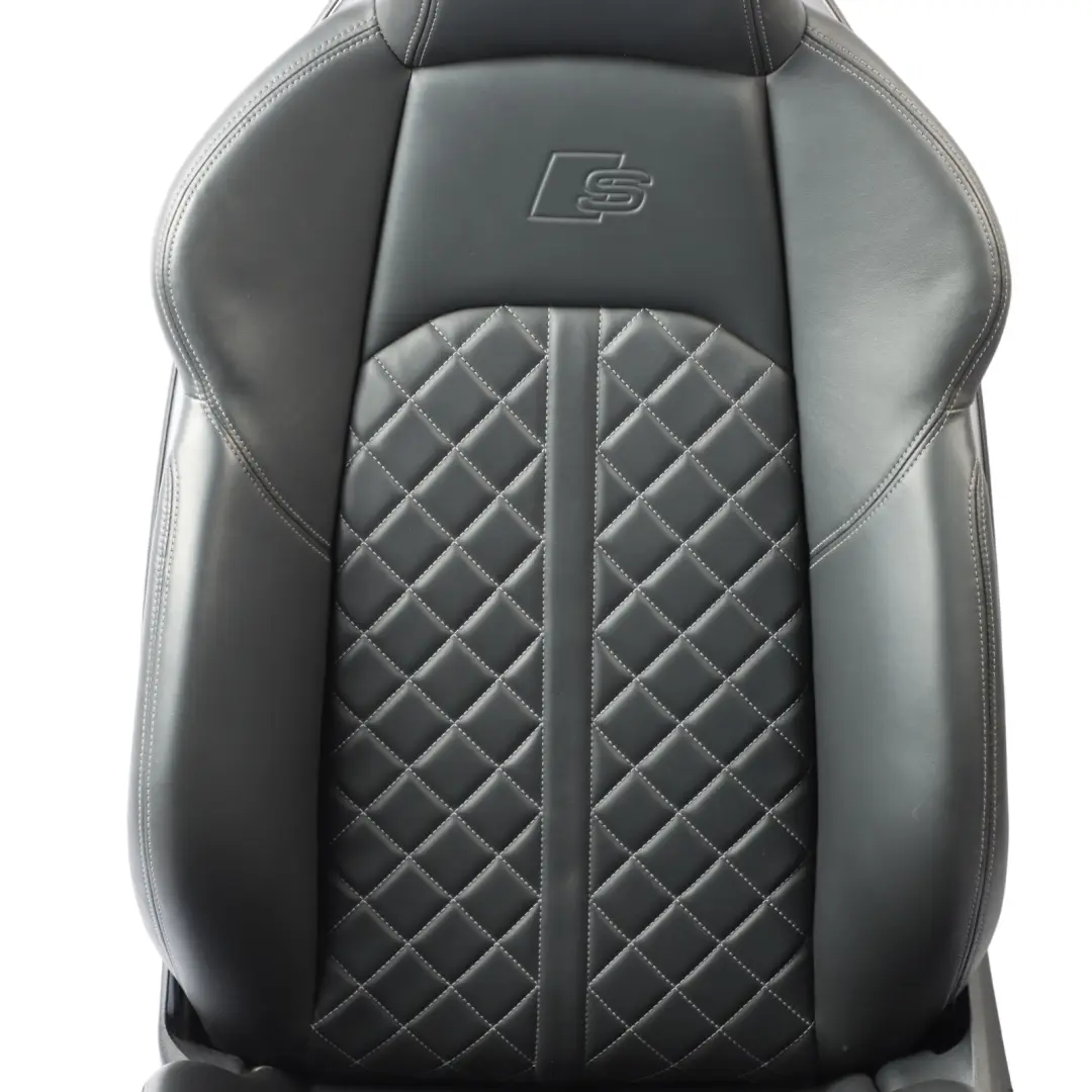 Front Left N/S Interior Massage Leather Soul Black to Audi A4 S4 B9 Sport Seat with Part number 8W6881805BJ Audi A4 S4 B9 Sport Seat Front Left N/S Interior Massage Leather Soul Black - SKU 8W6881805BJ-2 - Part number 8W6881805BJ