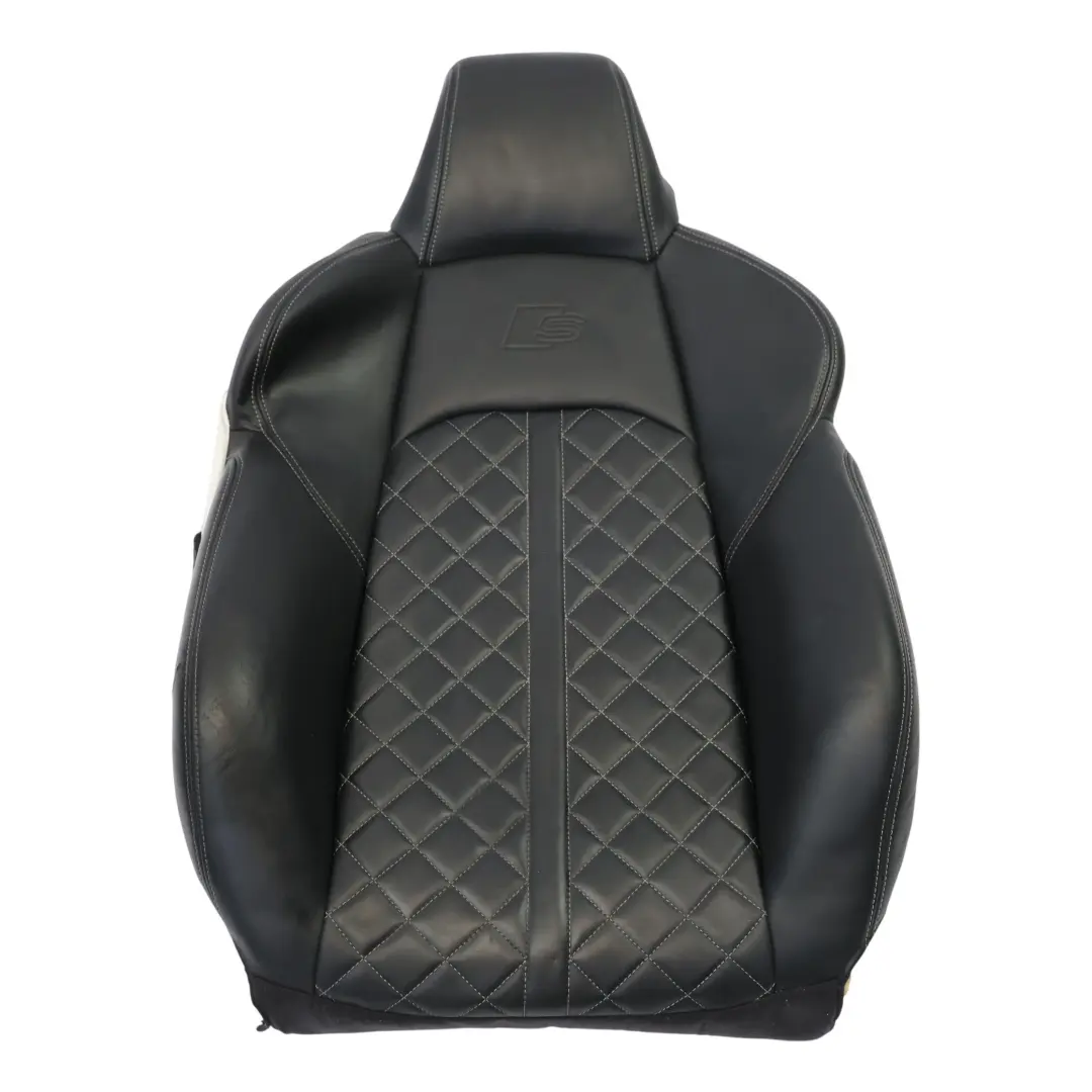 Front Seat Backrest Right O/S Heated Leather Black to Audi A4 S4 B9 Sport with Part number 8W6881806BJ Audi A4 S4 B9 Sport Front Seat Backrest Right O/S Heated Leather Black - SKU 8W6881806BJ-1 - Part number 8W6881806BJ