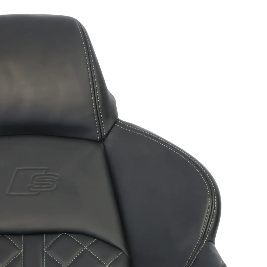 Audi A4 S4 B9 Sport Front Seat Backrest Right O/S Heated Leather Black - SKU 8W6881806BJ-1 - Part number 8W6881806BJ