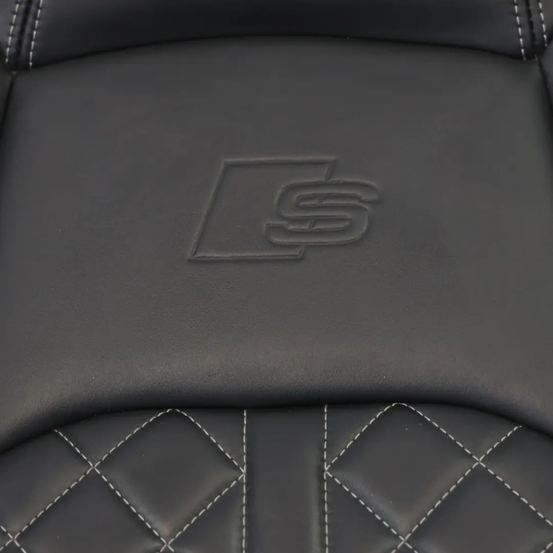 Audi A4 S4 B9 Sport Front Seat Backrest Right O/S Heated Leather Black - SKU 8W6881806BJ-1 - Part number 8W6881806BJ