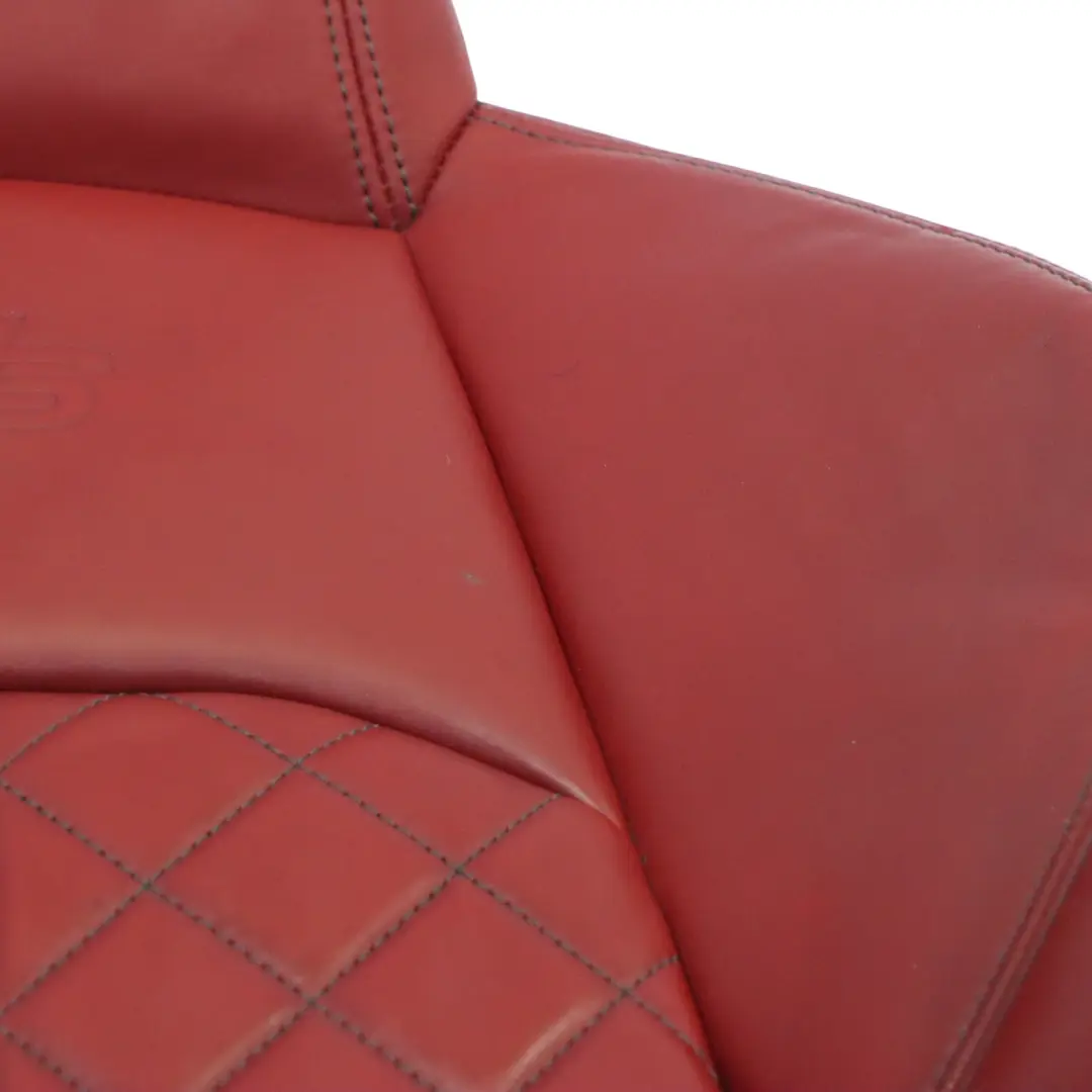 Audi A4 S4 B9 8W Sport Seat Backrest Front Right O/S Heated Leather Magma Red - SKU 8W6881806BJ - Part number 8W6881806BJ