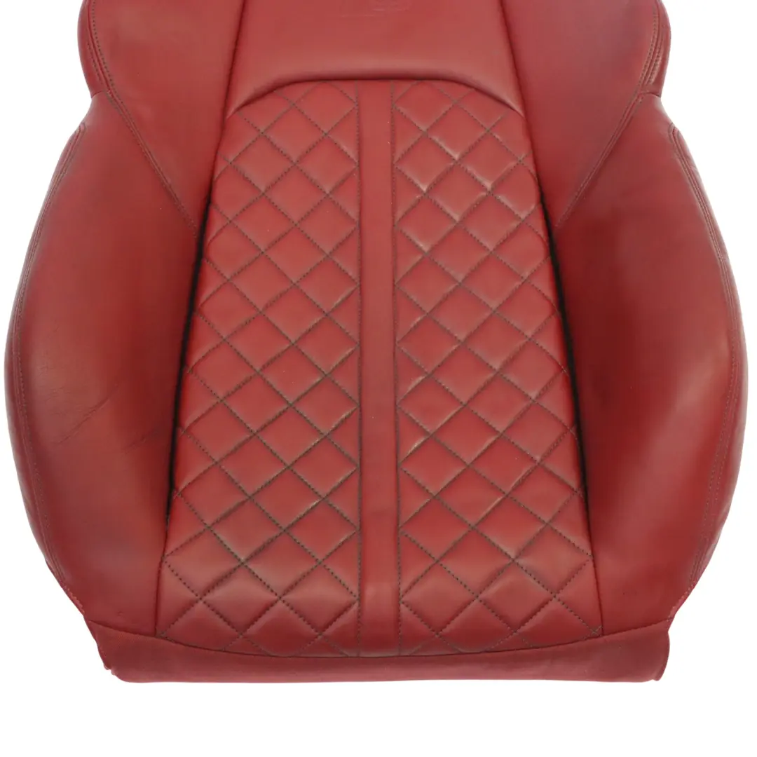Audi A4 S4 B9 8W Sport Seat Backrest Front Right O/S Heated Leather Magma Red - SKU 8W6881806BJ - Part number 8W6881806BJ