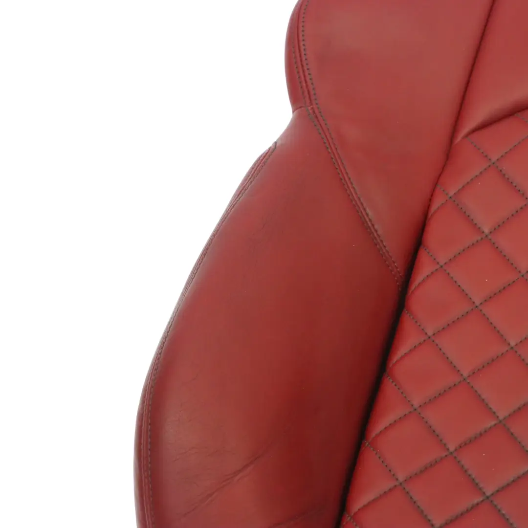 Backrest Front Right O/S Heated Leather Magma Red to Audi A4 S4 B9 8W Sport Seat with Part number 8W6881806BJ Audi A4 S4 B9 8W Sport Seat Backrest Front Right O/S Heated Leather Magma Red - SKU 8W6881806BJ - Part number 8W6881806BJ