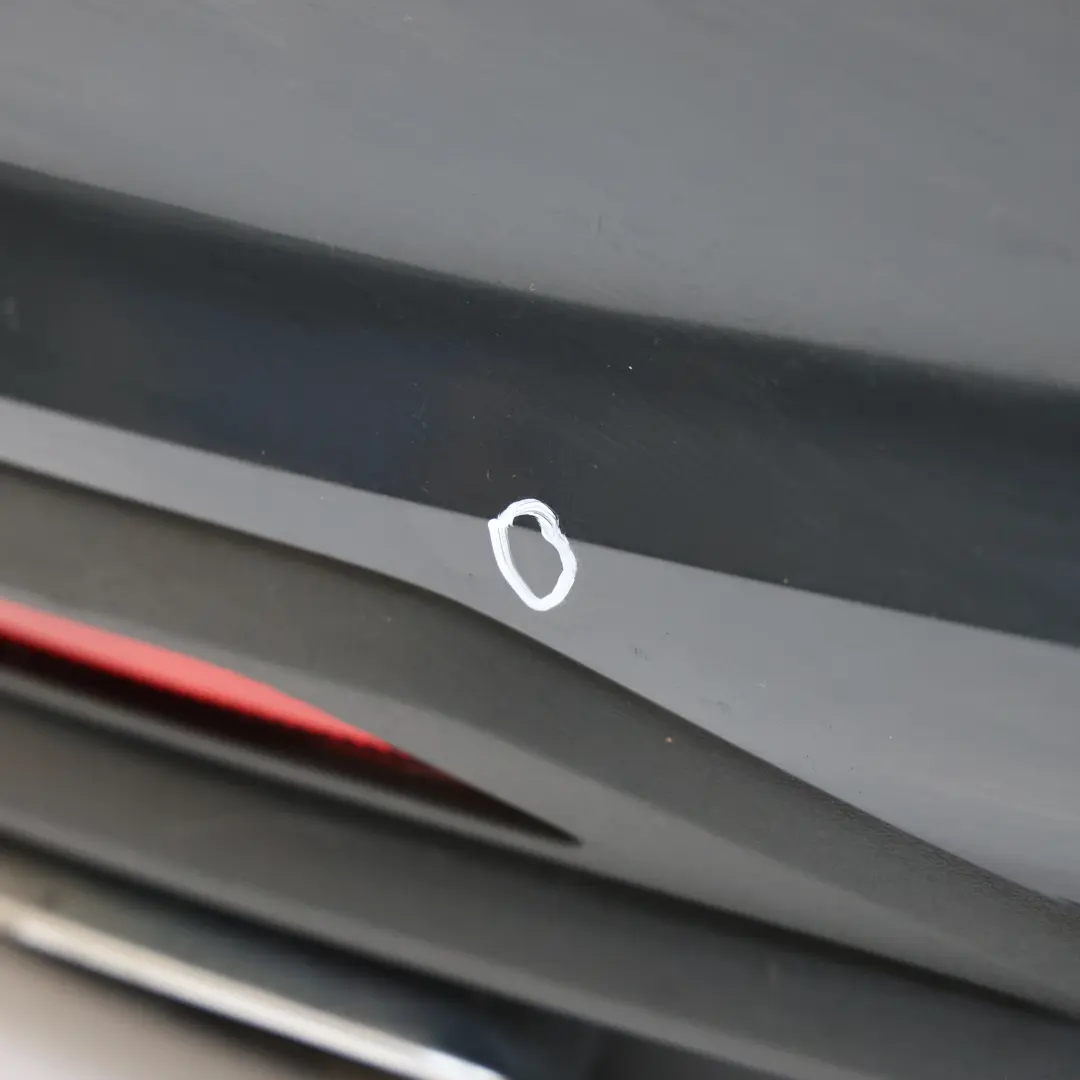Audi A4 B9 Avant Rear Bumper Trim Panel Covering Manhattan Grey Metallic - X7L - SKU 8W9807067Q-MAGR - Part number 8W9807067Q