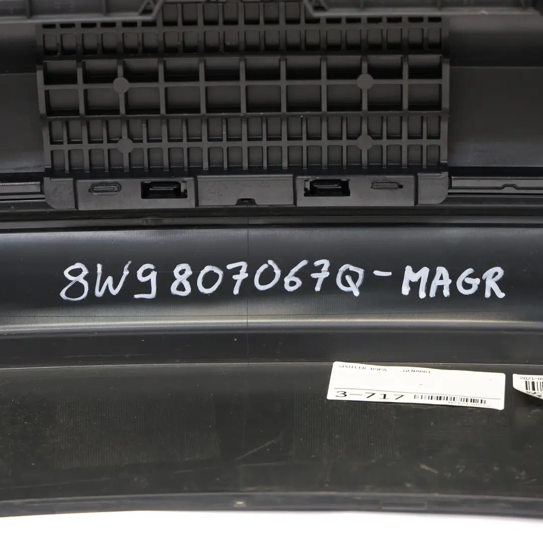 Audi A4 B9 Avant Rear Bumper Trim Panel Covering Manhattan Grey Metallic - X7L - SKU 8W9807067Q-MAGR - Part number 8W9807067Q
