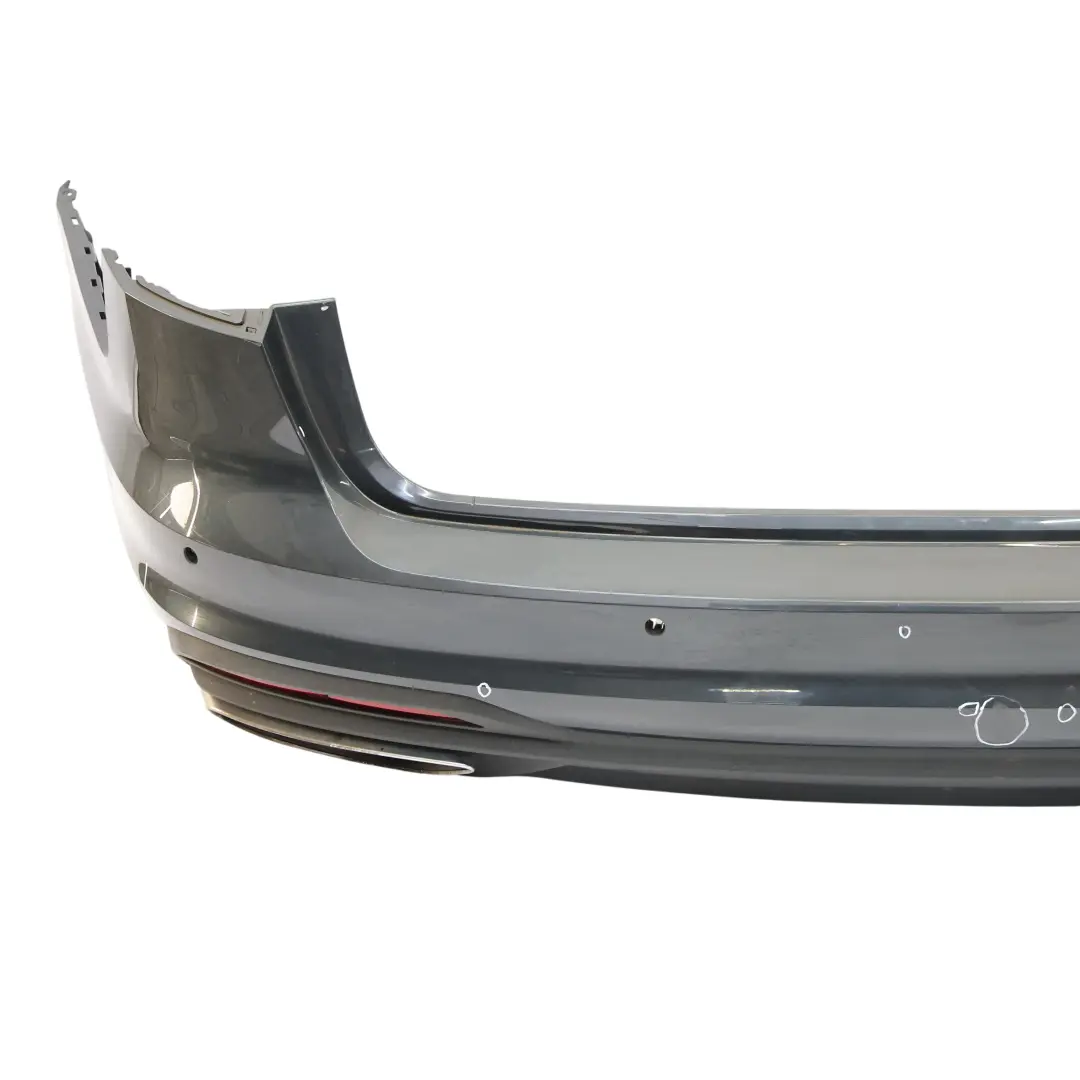 Audi A4 B9 Avant Rear Bumper Trim Panel Covering Manhattan Grey Metallic - X7L - SKU 8W9807067Q-MAGR - Part number 8W9807067Q