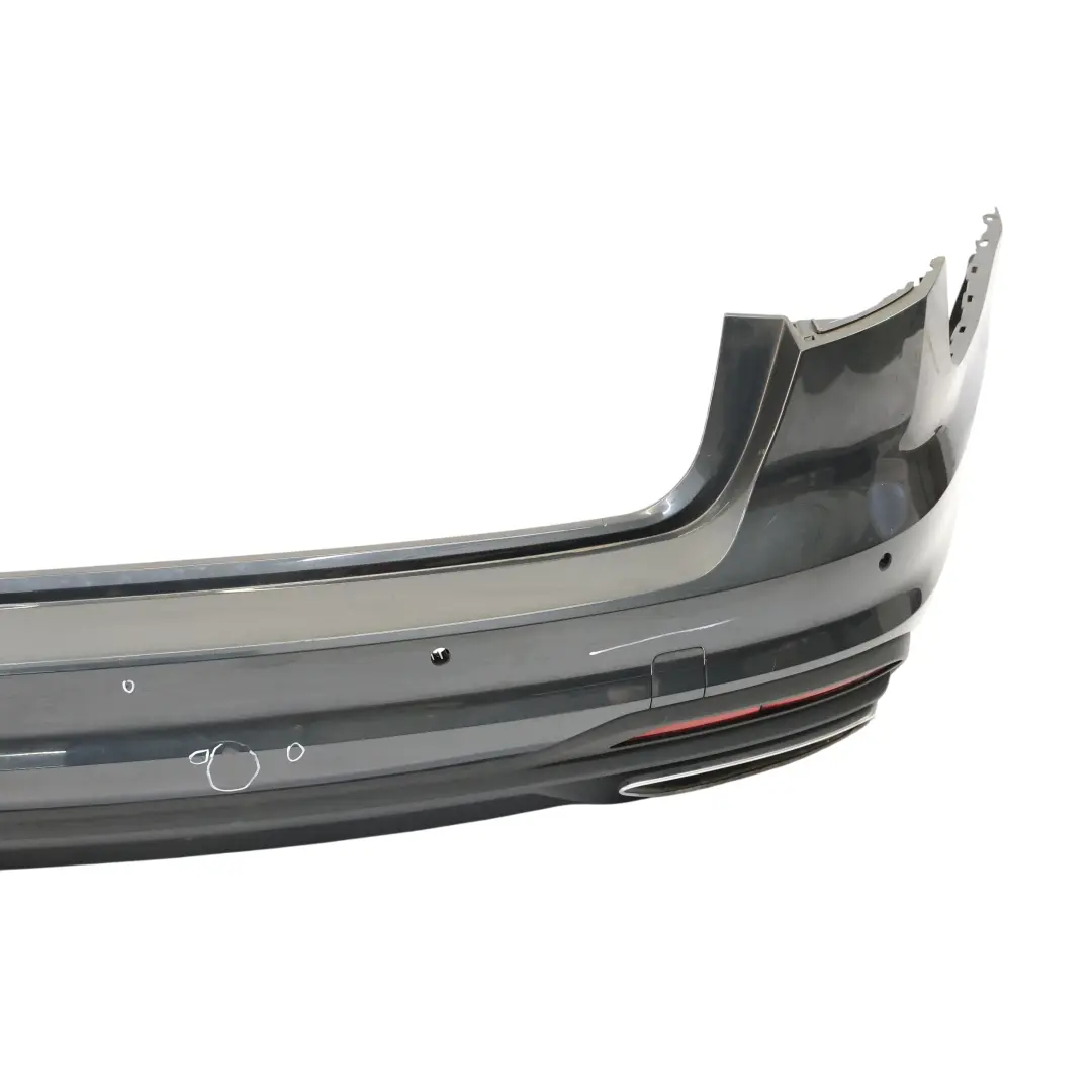 Audi A4 B9 Avant Rear Bumper Trim Panel Covering Manhattan Grey Metallic - X7L - SKU 8W9807067Q-MAGR - Part number 8W9807067Q