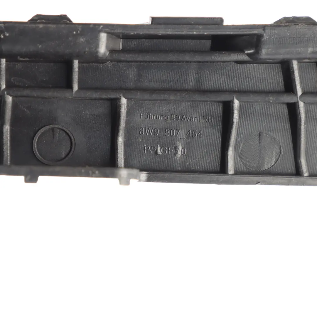 Audi A4 B9 Avant Rear Bumper Mount Bracket Right O/S Guide - SKU 8W9807454 - Part number 8W9807454