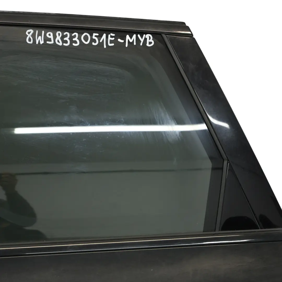 Door Left N/S Mythical Black Metallic - Y9T to Audi A4 S4 B9 Avant Rear with Part number 8W9833051E Audi A4 S4 B9 Avant Rear Door Left N/S Mythical Black Metallic - Y9T - SKU 8W9833051E-MYB - Part number 8W9833051E