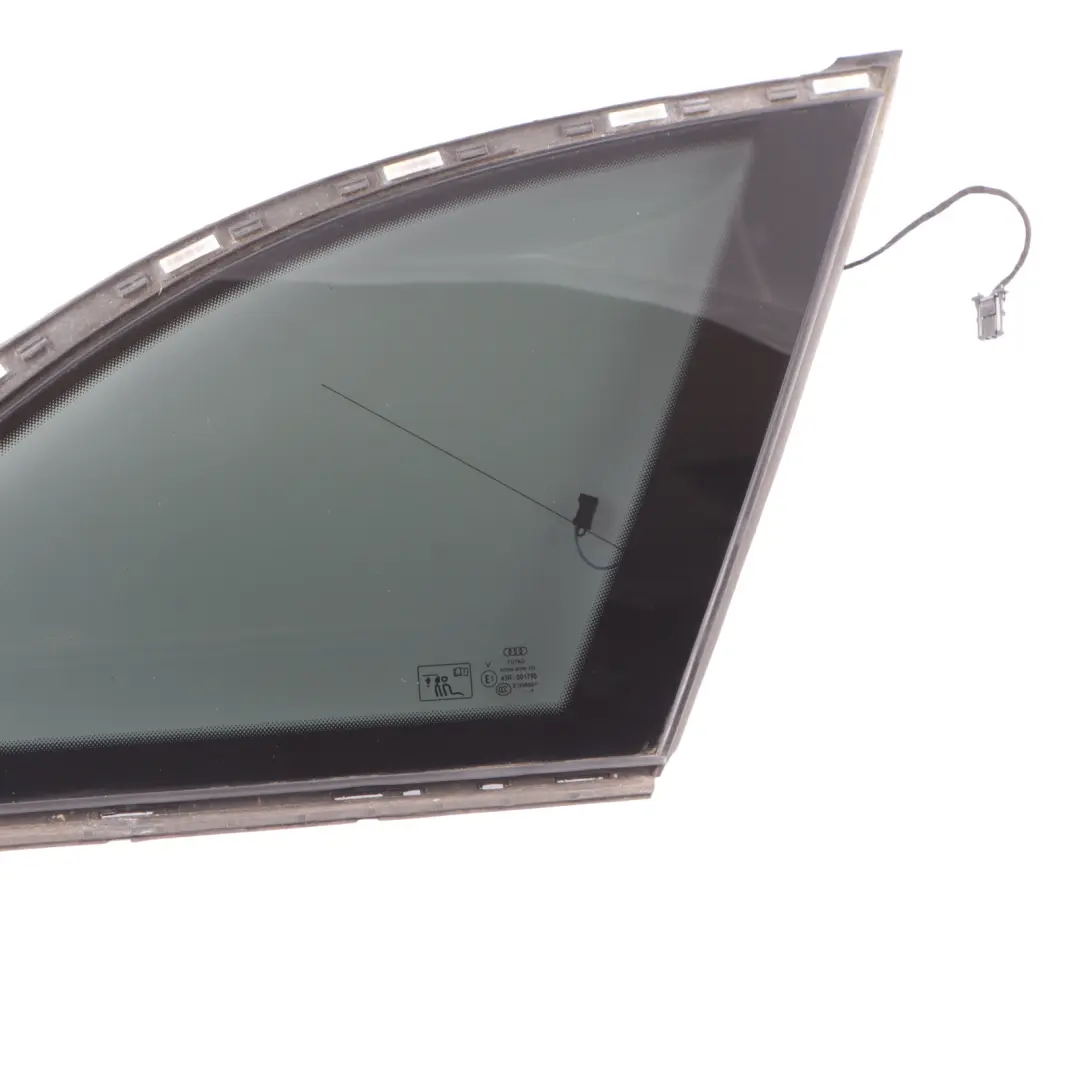 Quarter Side Window Glass Glazing AS3 Right O/S to Audi A4 B9 Rear with Part number 8W9845298AA Audi A4 B9 Rear Quarter Side Window Glass Glazing AS3 Right O/S - SKU 8W9845298AA - Part number 8W9845298AA