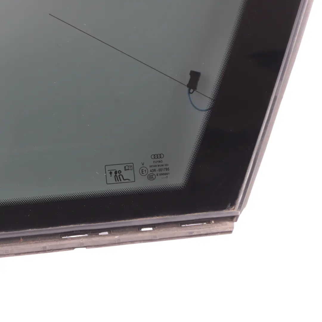 Quarter Side Window Glass Glazing AS3 Right O/S to Audi A4 B9 Rear with Part number 8W9845298AA Audi A4 B9 Rear Quarter Side Window Glass Glazing AS3 Right O/S - SKU 8W9845298AA - Part number 8W9845298AA