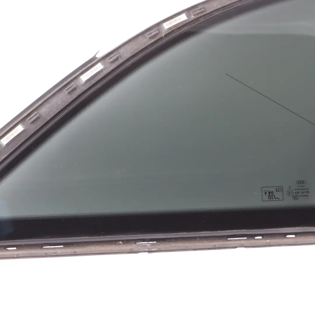 Quarter Side Window Glass Glazing AS3 Right O/S to Audi A4 B9 Rear with Part number 8W9845298AA Audi A4 B9 Rear Quarter Side Window Glass Glazing AS3 Right O/S - SKU 8W9845298AA - Part number 8W9845298AA