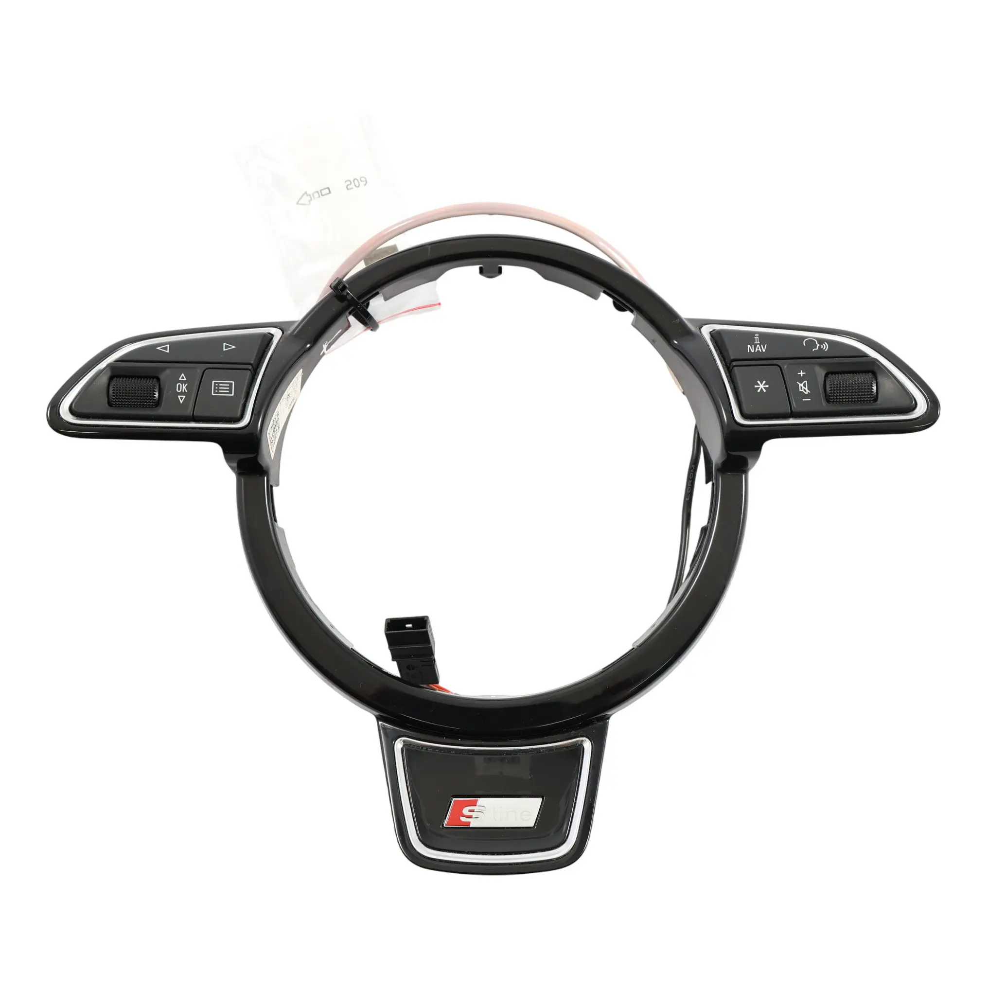 Audi A6 C7 A7 4G Set Di Pulsanti Controllo Multifunzione Del Volante 4G0951523D