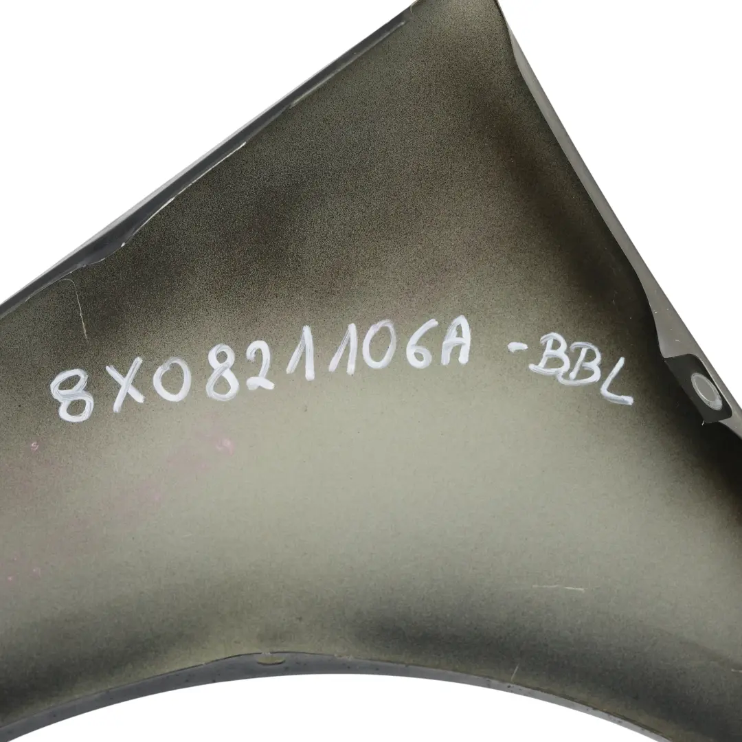 Audi A1 8X Side Panel Front Right O/S Wing Fender Brilliant Black Metallic - Y9B - SKU 8X0821106A-BBL - Part number 8X0821106A