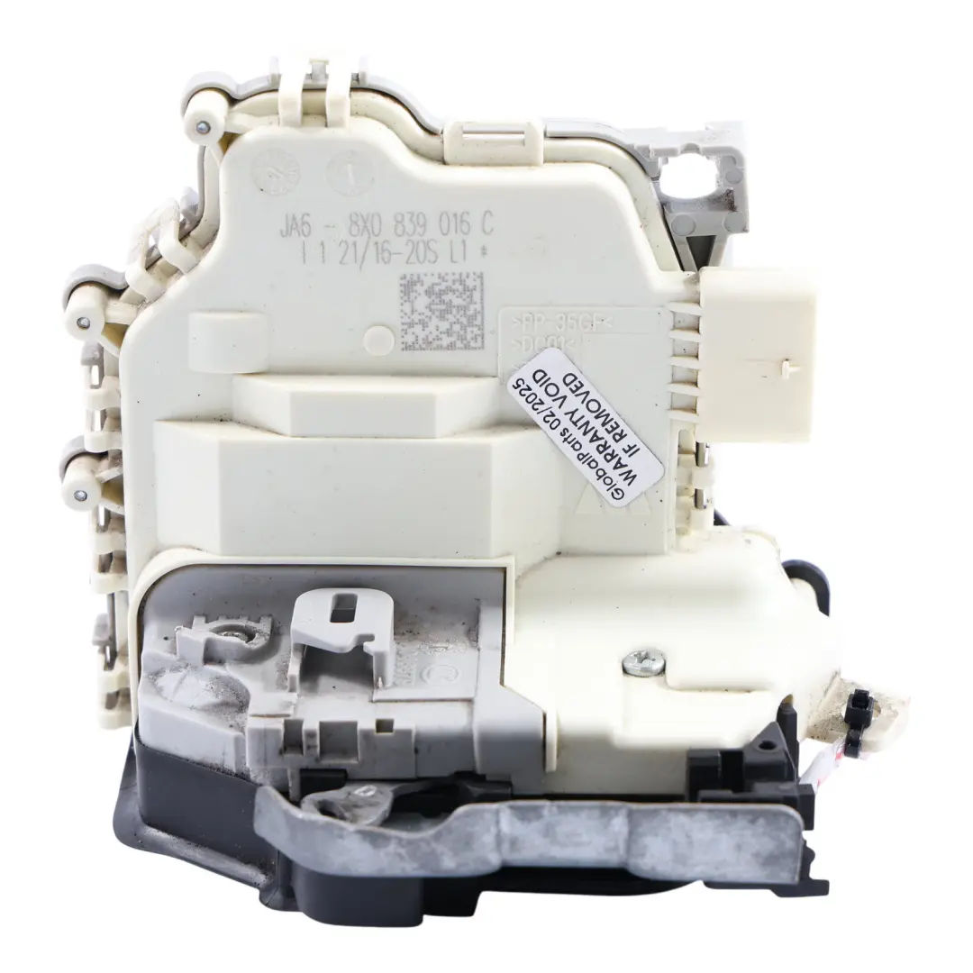 Audi A1 8X 5D Rear Door Lock Actuator Mechanism Catch Right O/S - SKU 8X0839016C - Part number 8X0839016C