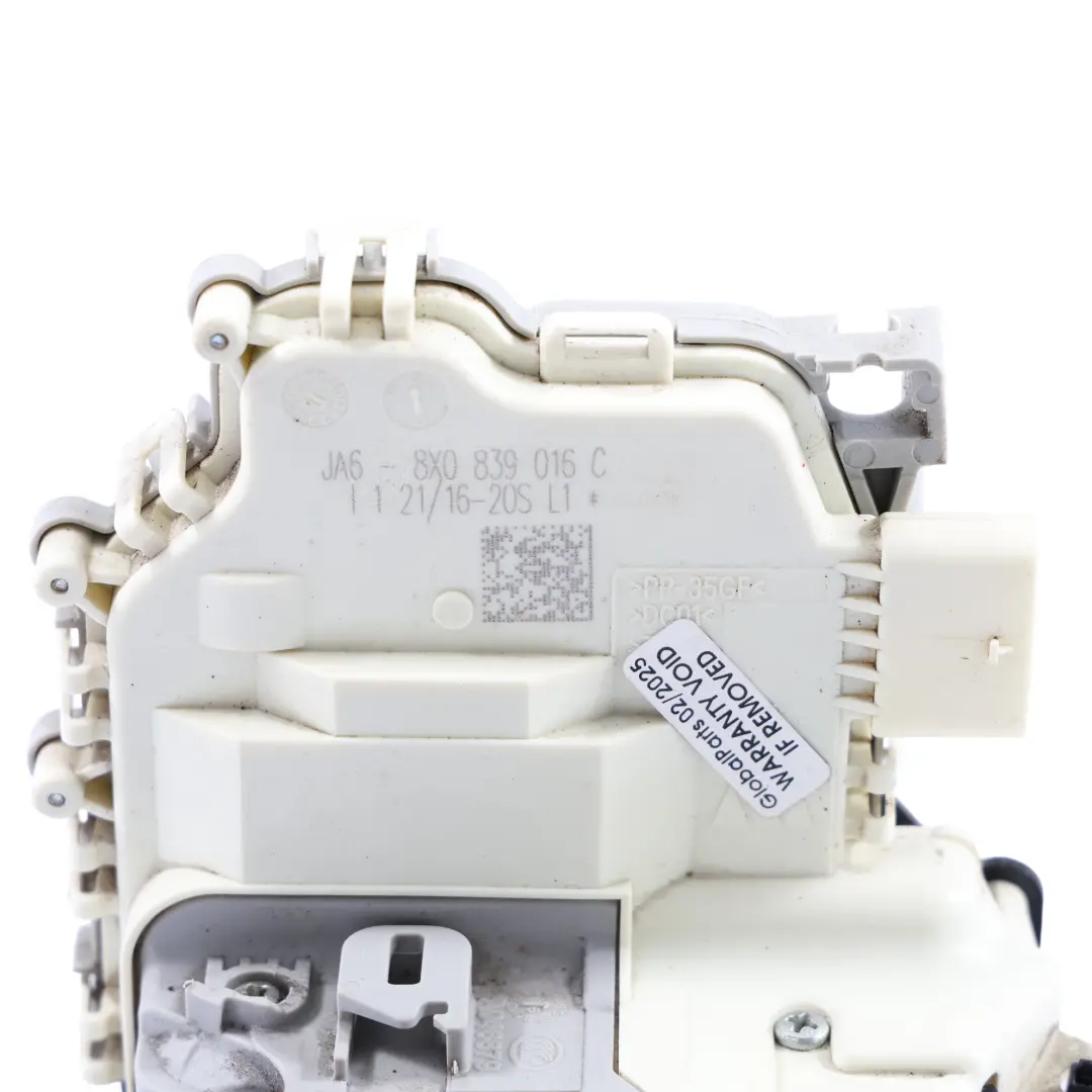 Audi A1 8X 5D Rear Door Lock Actuator Mechanism Catch Right O/S - SKU 8X0839016C - Part number 8X0839016C