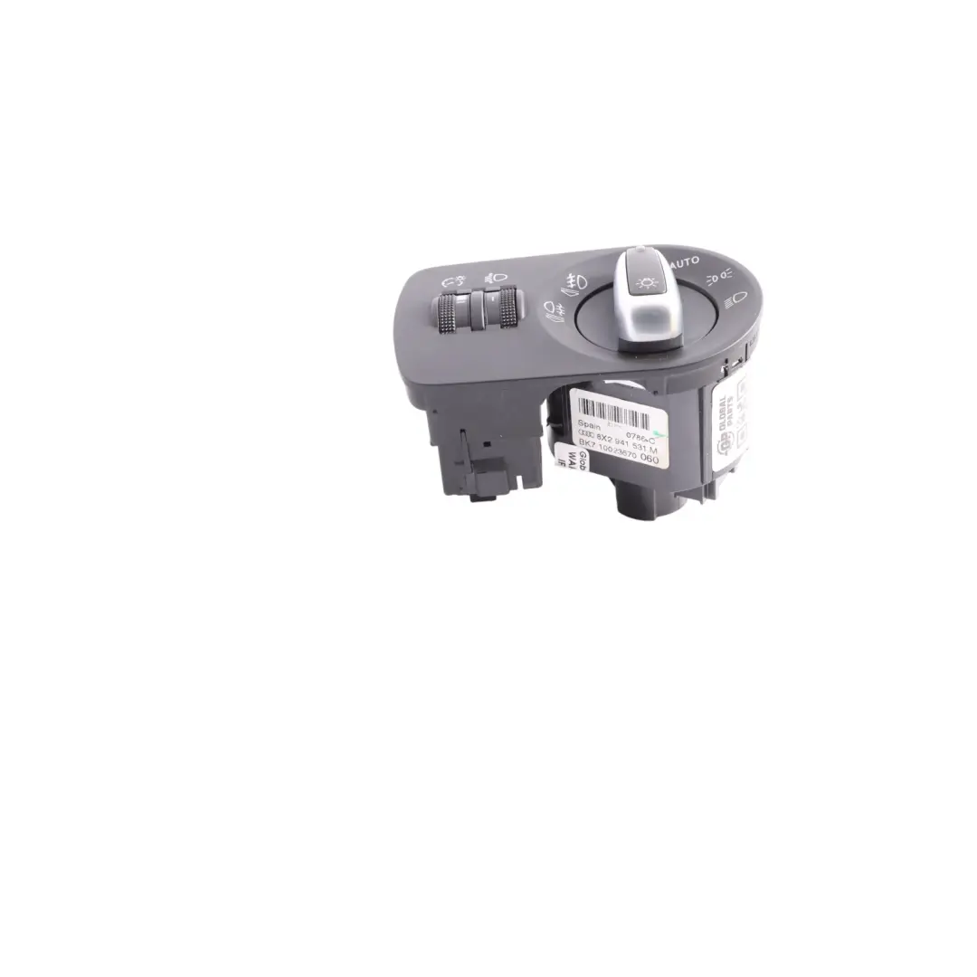 Front Lamp Headlight Switch Control Panel to Audi A1 8X with Part number 8X2941531M Audi A1 8X Front Lamp Headlight Switch Control Panel - SKU RHD-8X2941531M - Part number 8X2941531M